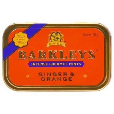 льодяники Barkleys імбир та апельсин 50 г